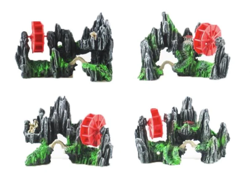 Zhen De Decoration - Rock Formation w/ Water Wheels - 160 (Random selection) - Image 2