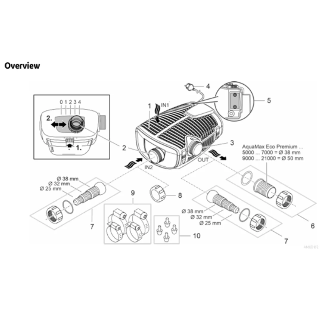 Oase AquaMax Eco Premium 6000/12000 (12V)(swim safe) - Image 11
