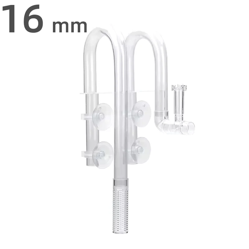 AQUAPRO Plastic Skimmer Outflow & Inflow 12mm/16mm (suckers included) - Image 5