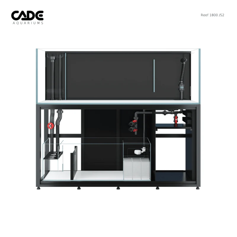 CADE Reef S2 Classic 1800 (Black/White) (180x70x60cm) - Image 11