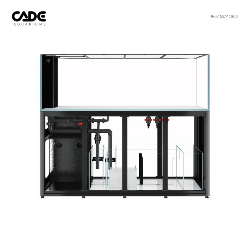 CADE Reef S2 Peninsula 1800 (Black/White) (180x80x60cm) - Image 7