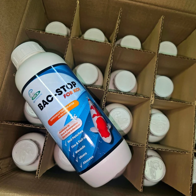 CZ Aqua Bac stop 100ml/1000ml (Medicine cure bacterial infection wound rot for koi) - Image 3