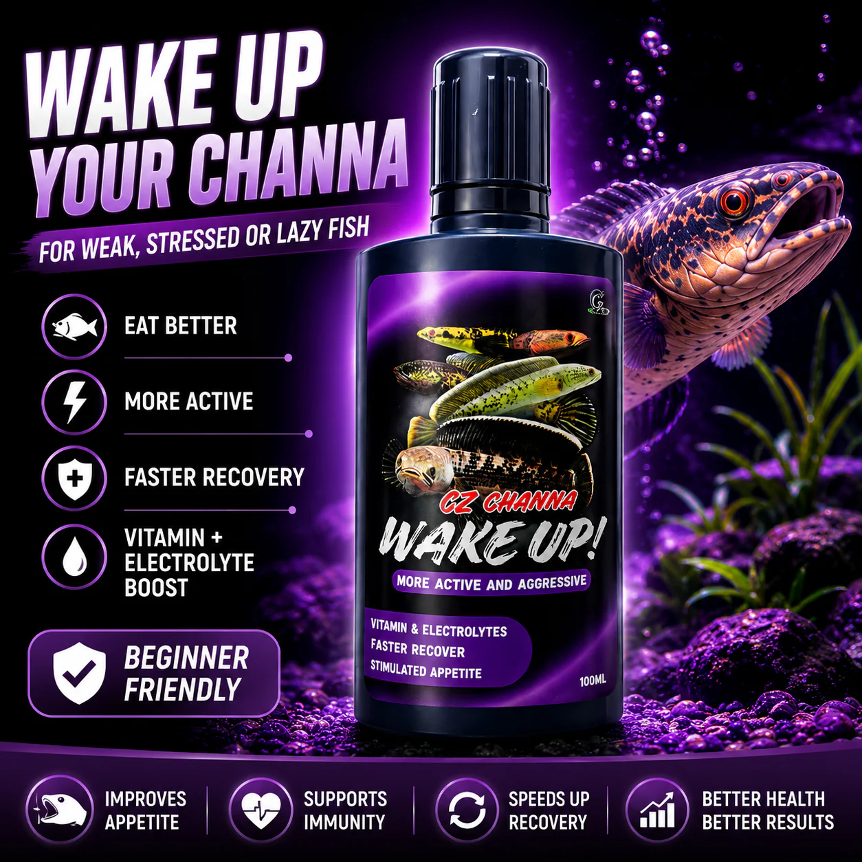 CZ Aqua Channa Wake Up 50g