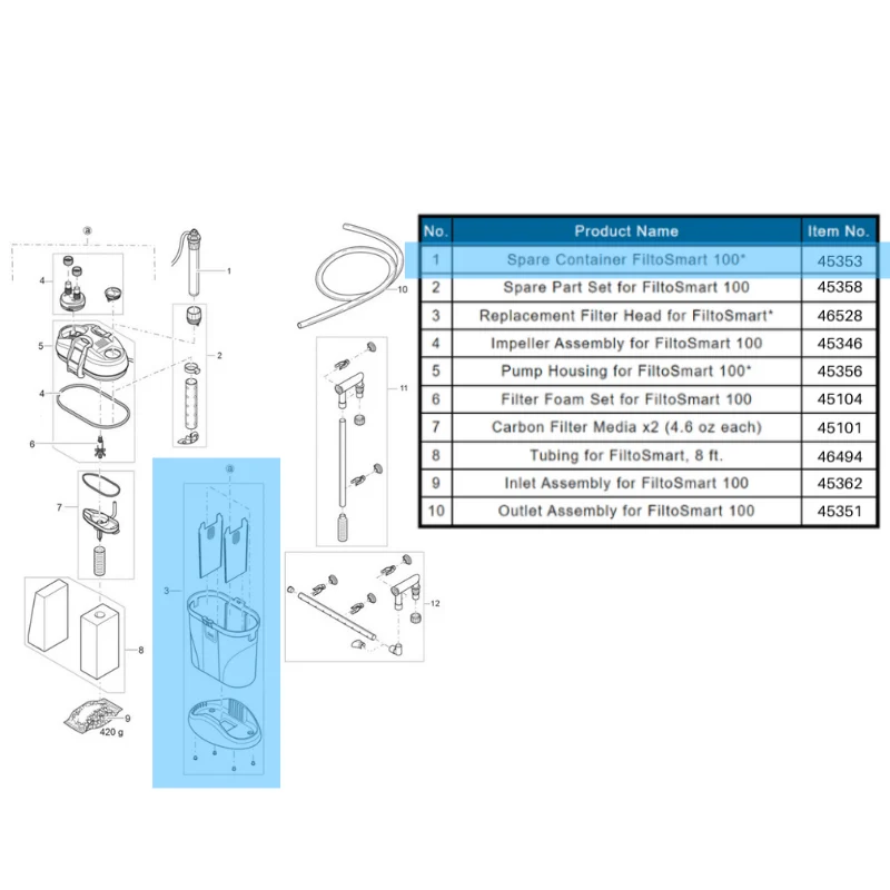 OASE FiltoSmart 60/100/200/300 Spare Parts - Image 35