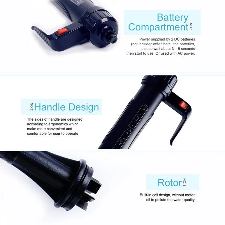 iLonda Aquarium Electric Gravel Cleaner (Battery Operated) - Image 2