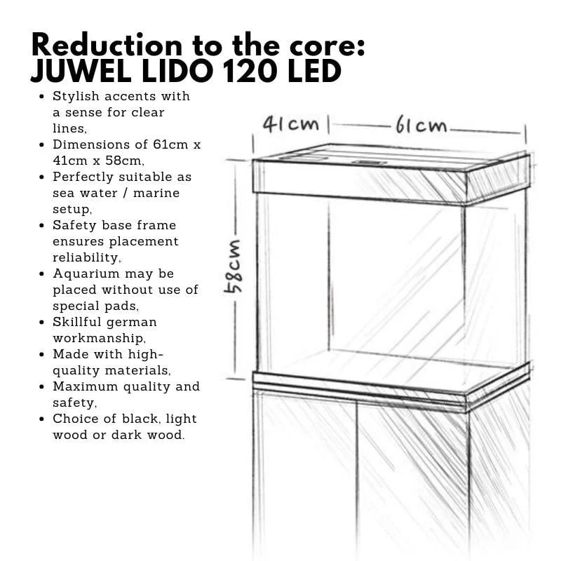 JUWEL LIDO 120 Litre Aquarium with Cabinet - Image 5