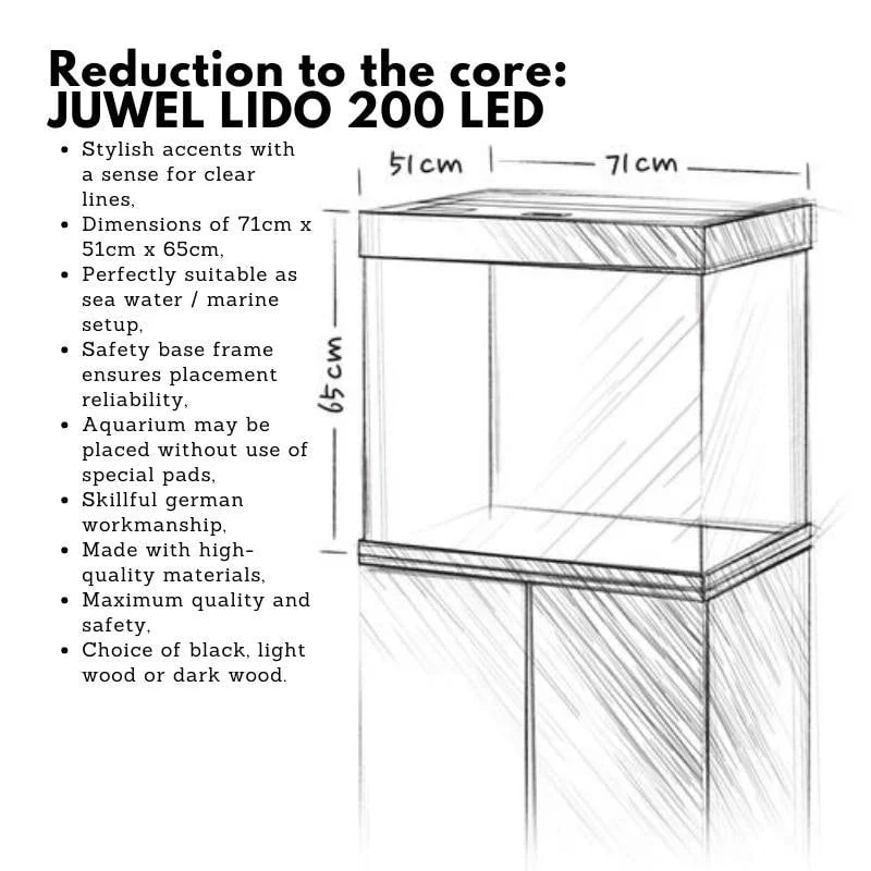 JUWEL Lido 200 Litre Aquarium with Cabinet - Image 7
