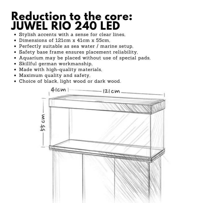 JUWEL RIO 240 Litre Aquarium with Cabinet - Image 5