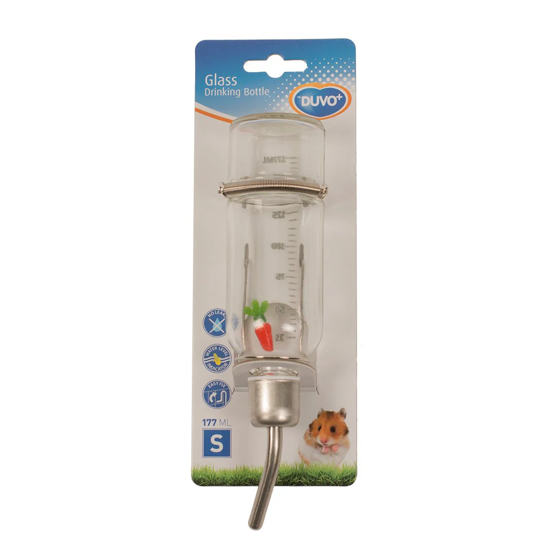 DUVO PLUS Glass Drinking bottle for small animal (S/M) - Image 4