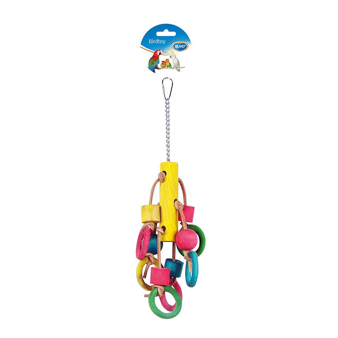 DUVO PLUS wooden rings & cubes 33cm