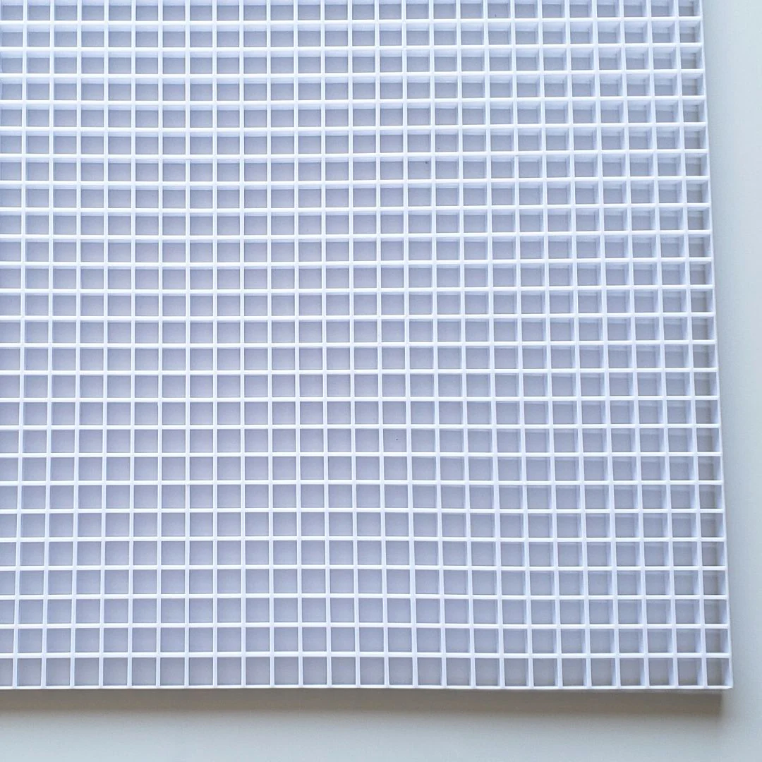 NF Plastic eggcrate filter grilles White/Black (120 x 60cm) - Image 4