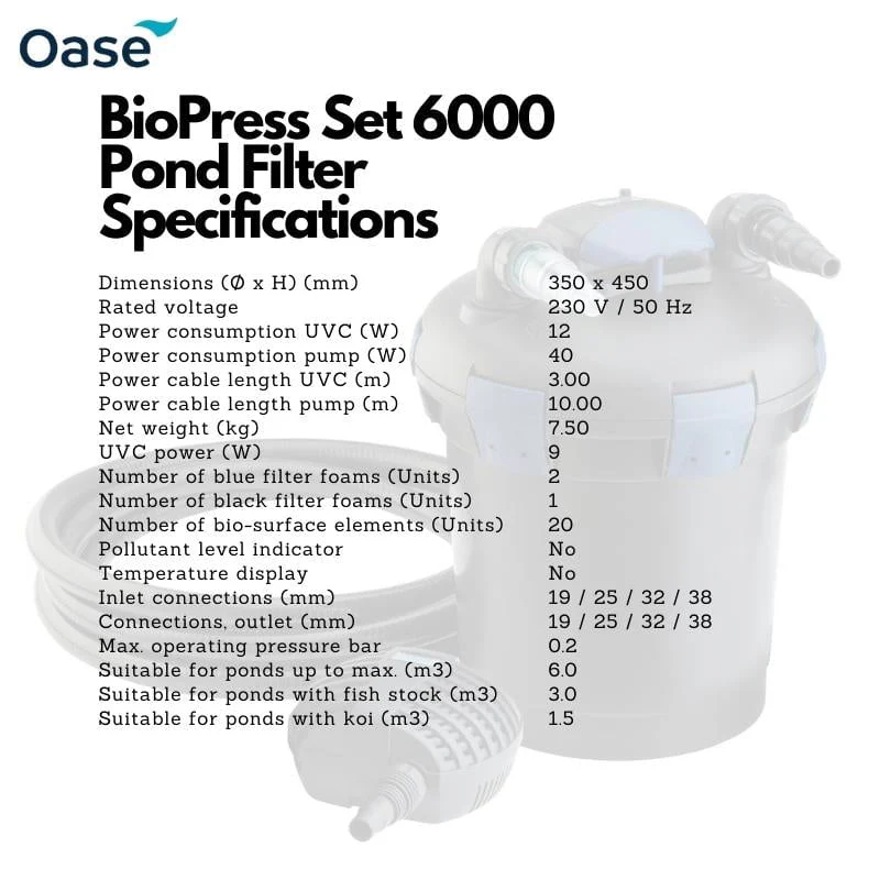 OASE BioPress Set 6000 (Pond Filter) - Image 6