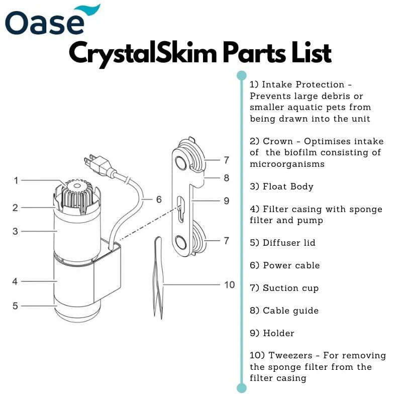 OASE Surface Skimmer CrystalSkim (350/600) - Image 9