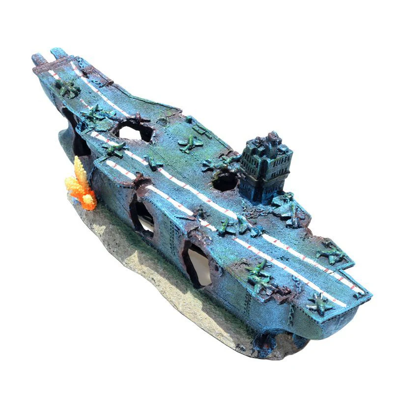 RQ24003 Ship Aquarium Decoration - Image 2