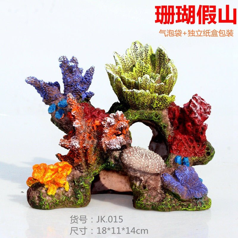 JK015 Coral Aquarium Decoration 17x9.5x14cm - Image 4