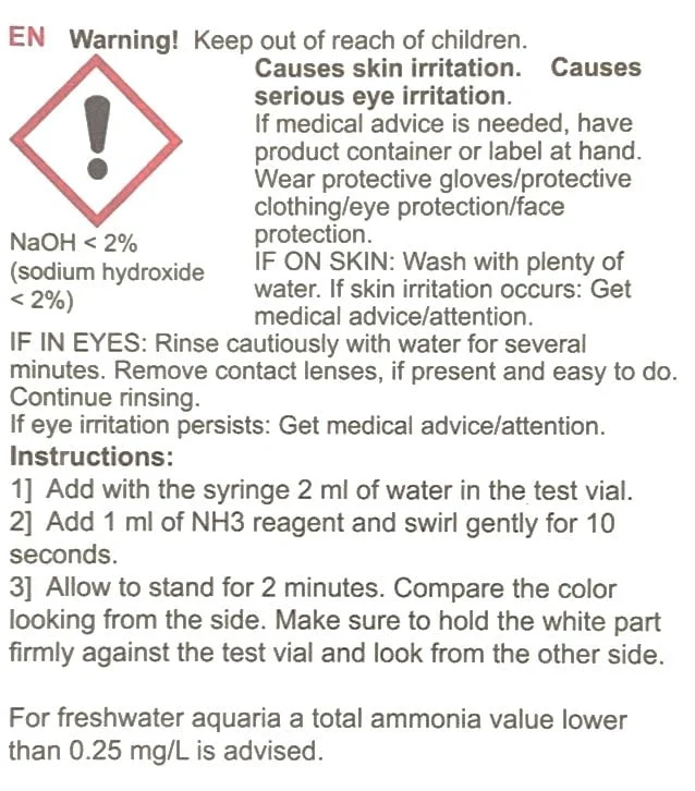 SALIFERT Ammonia Test kit for freshwater (NH4) - Image 3