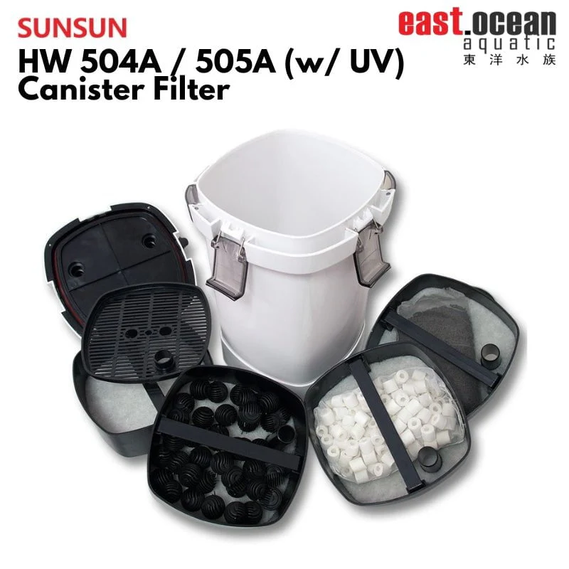 SUNSUN HW 504A / 505A - 6W Canister Filter (Non-UV) - Image 3