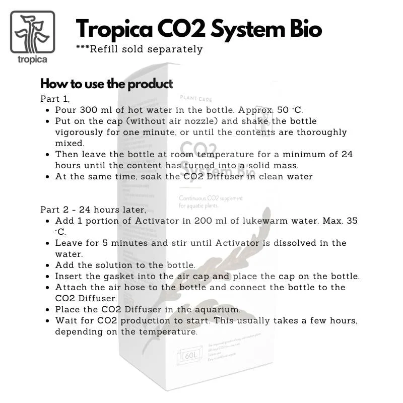Tropica CO2 System Bio & Bio-Refill Pack - Image 3