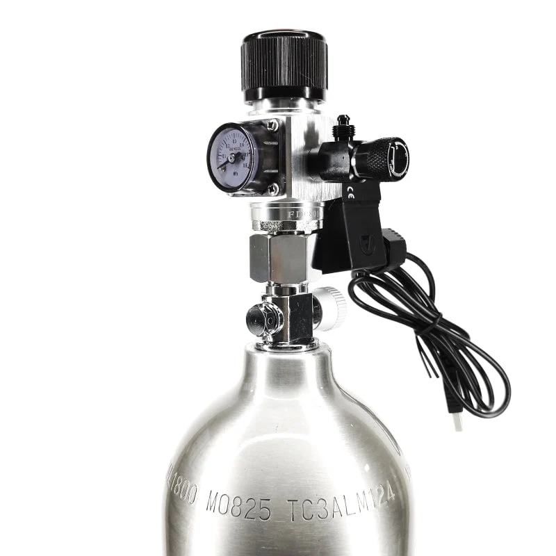 UP Aqua - CO2 Aluminum Cylinder (Paint Ball valve - A-137/138/159/140) - (0.6/1/2/2.8L) - Image 3