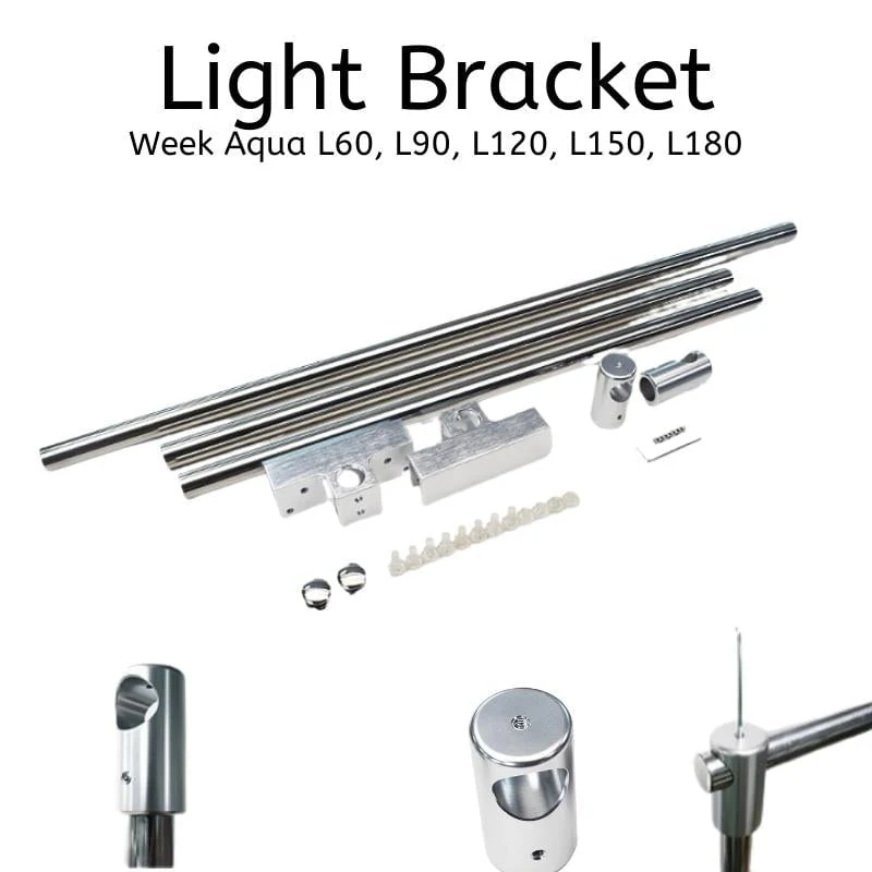 Week Aqua L Lighting Bracket (60/90/120/150/180cm) - Image 3