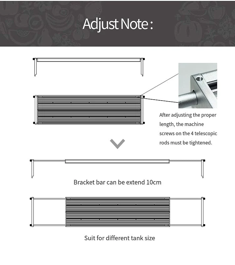 Week Aqua L - Series Pro LED Light (60cm - 120cm) - Image 6